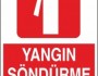 YANGIN SÖNDÜRME CİHAZI LEVHASI